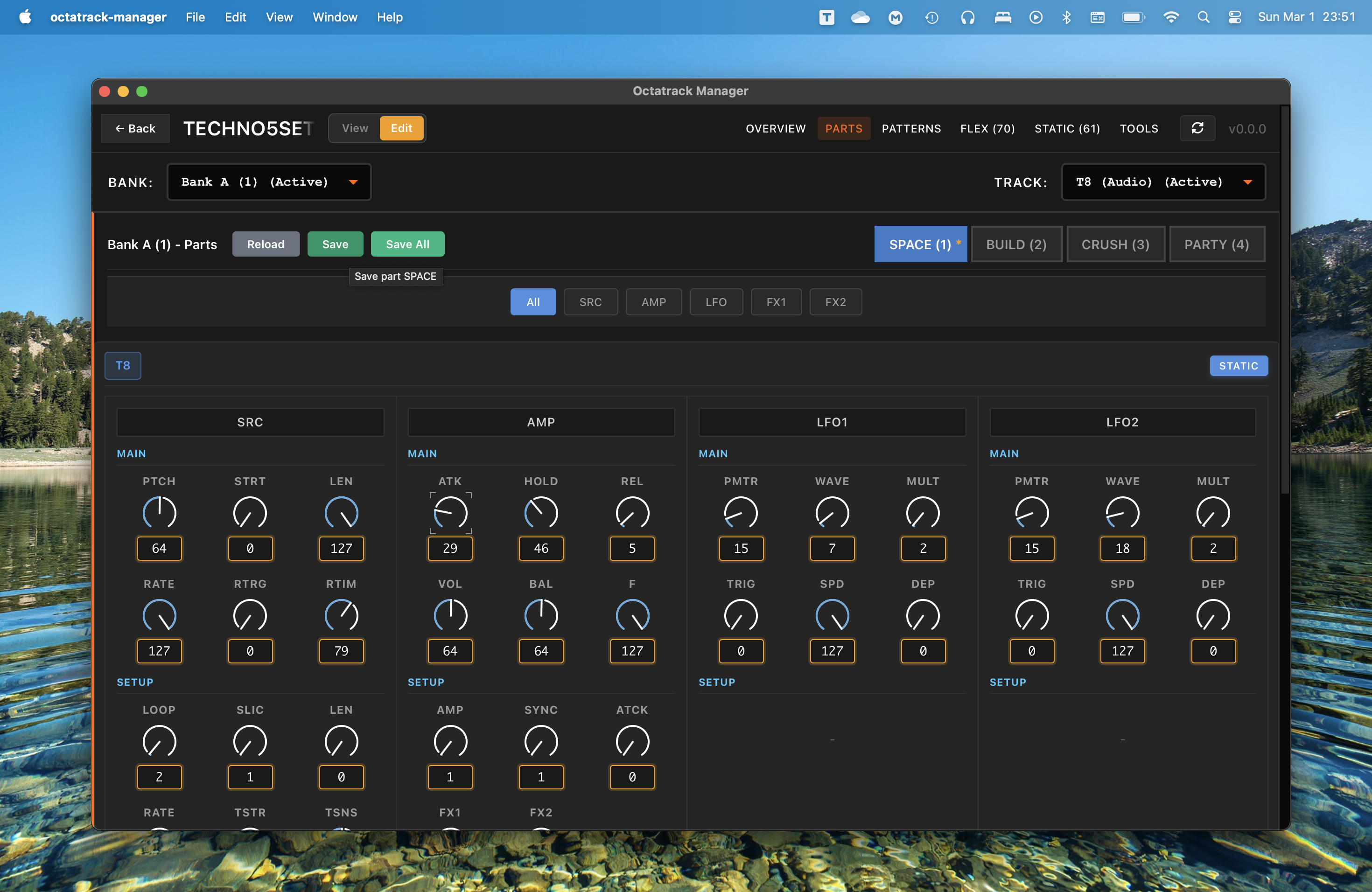 Parts Editor Save Button