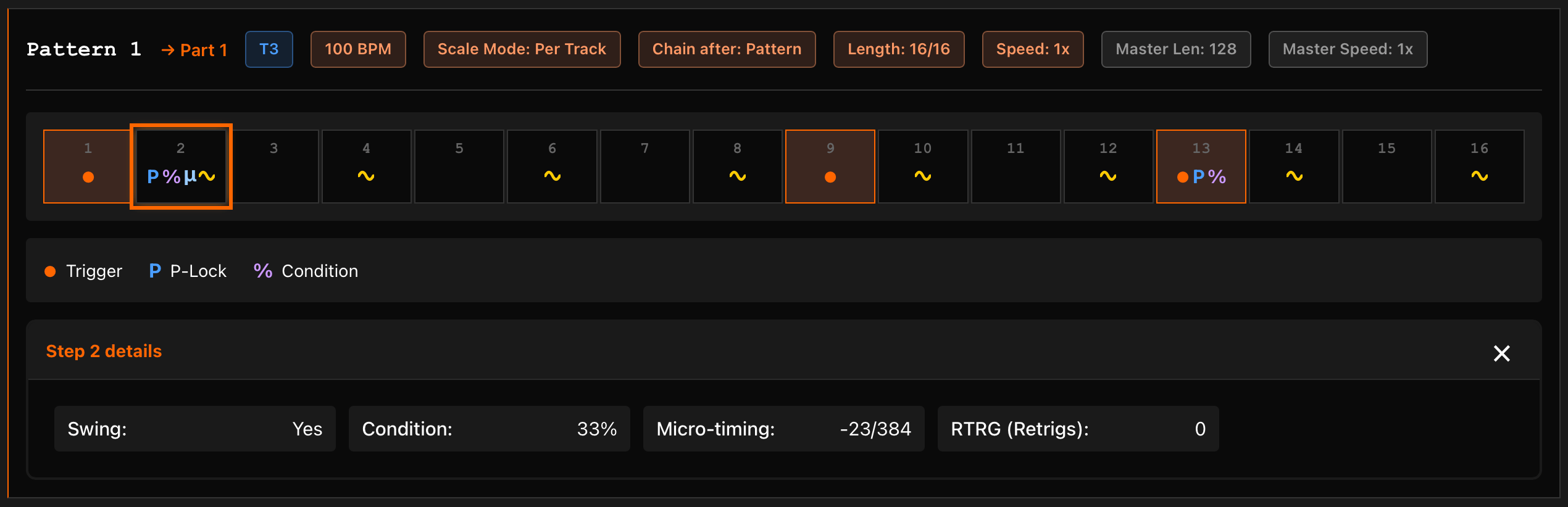 Patterns - Parameter Details