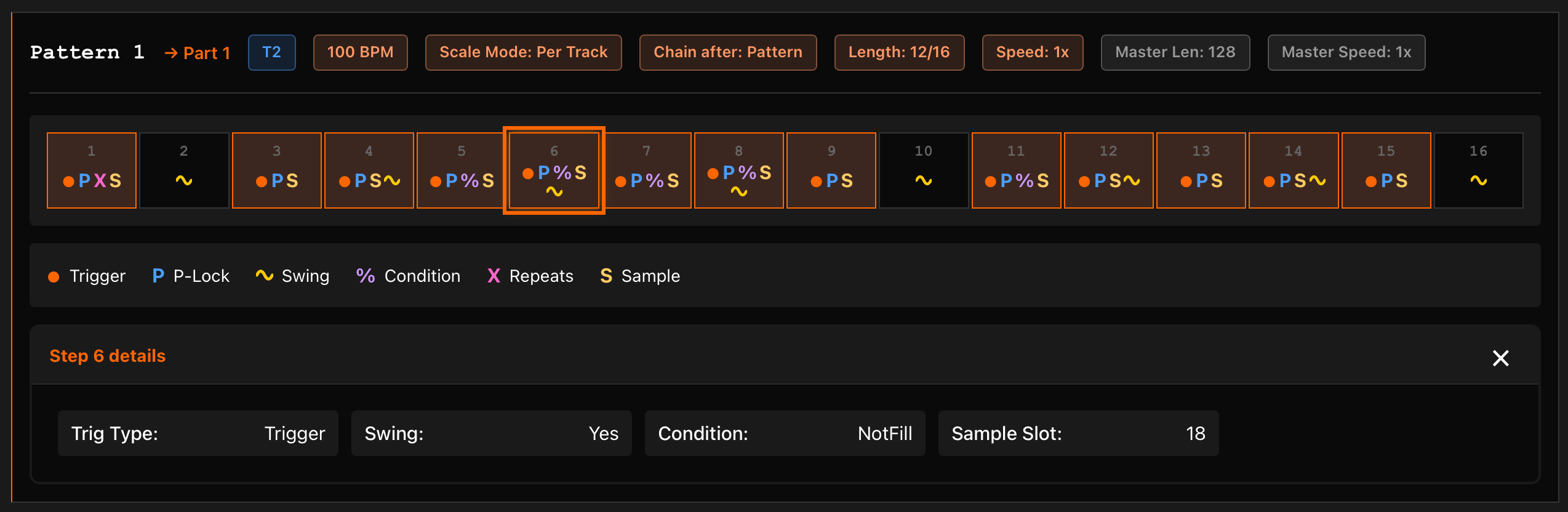 Patterns - Parameter Details