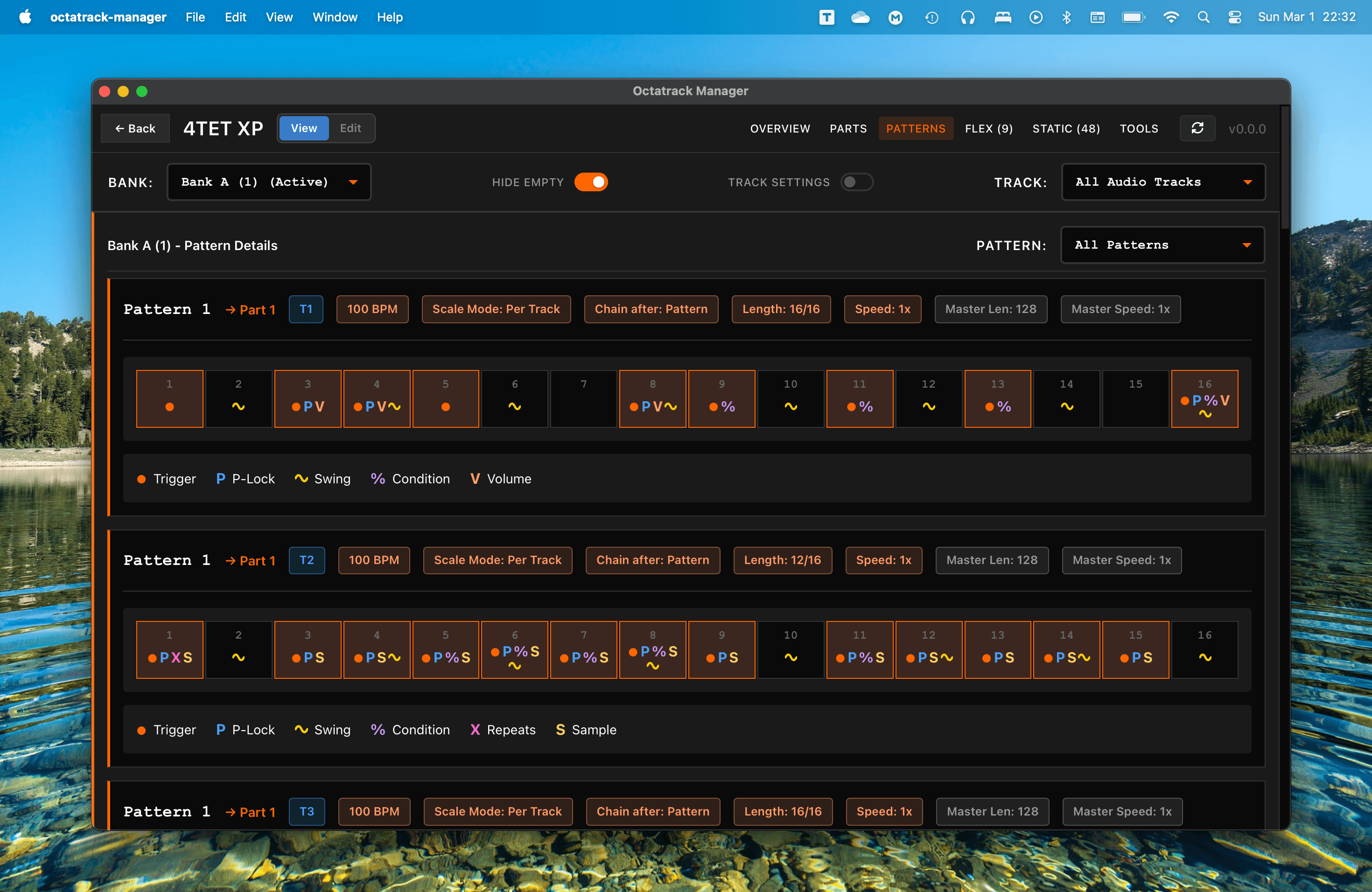Patterns - All Patterns multi-track view