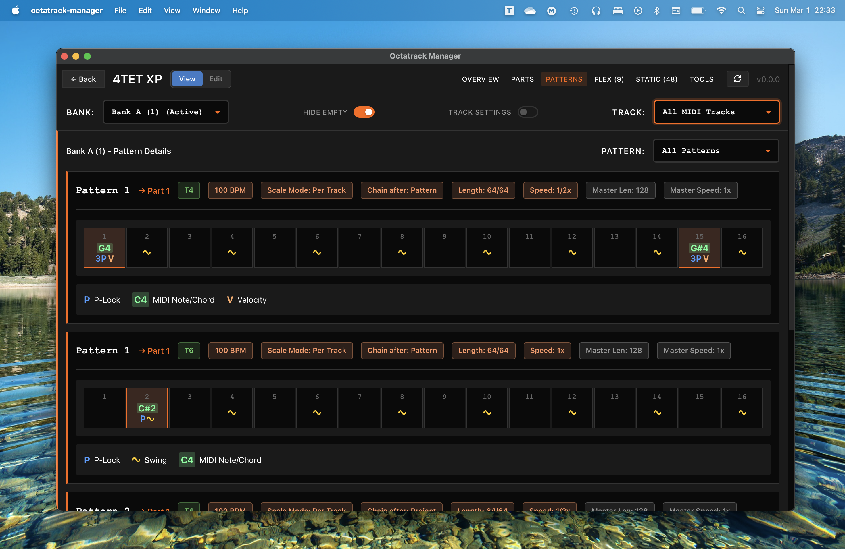 Patterns - MIDI Tracks