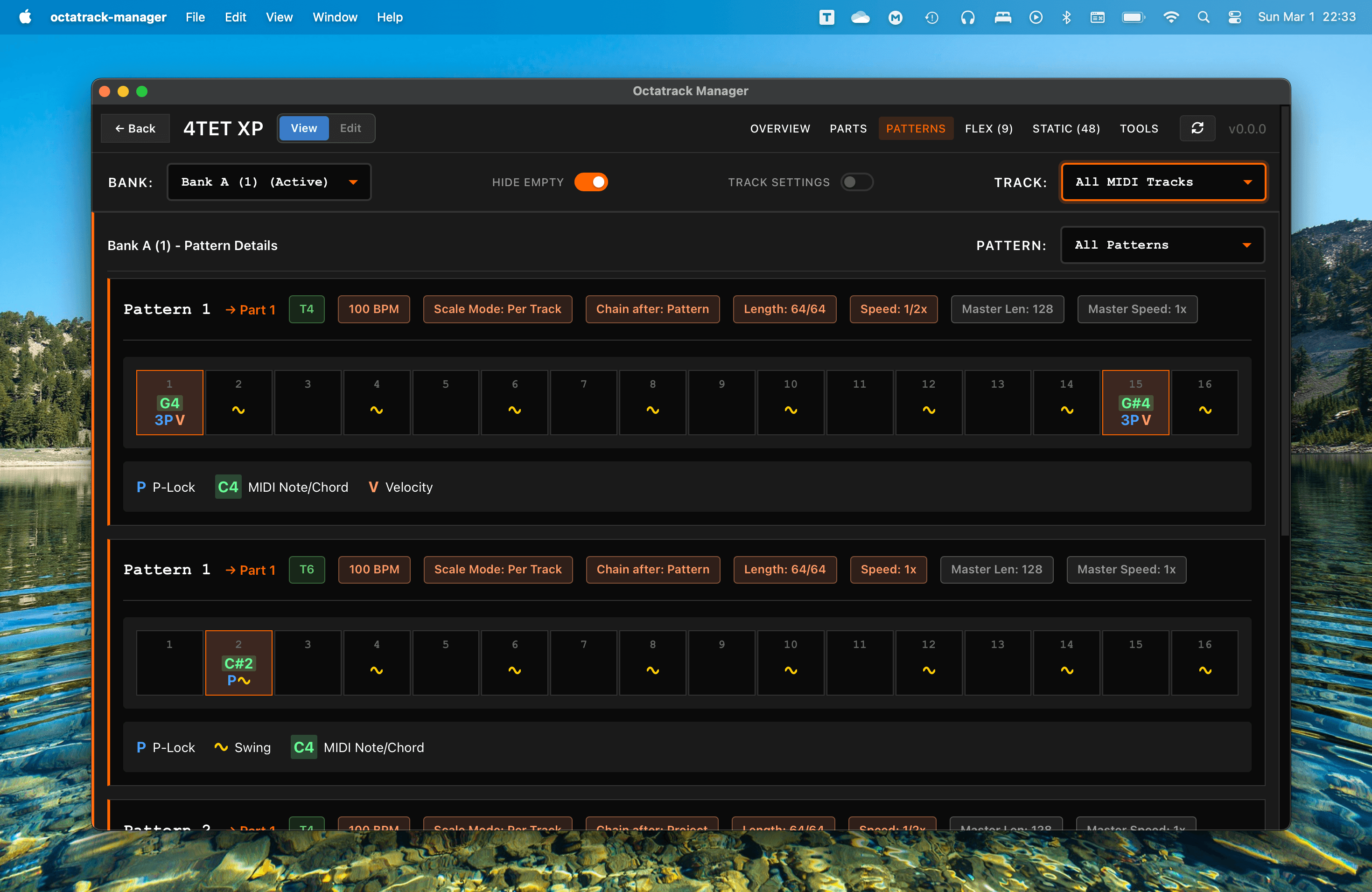 Patterns - MIDI Tracks