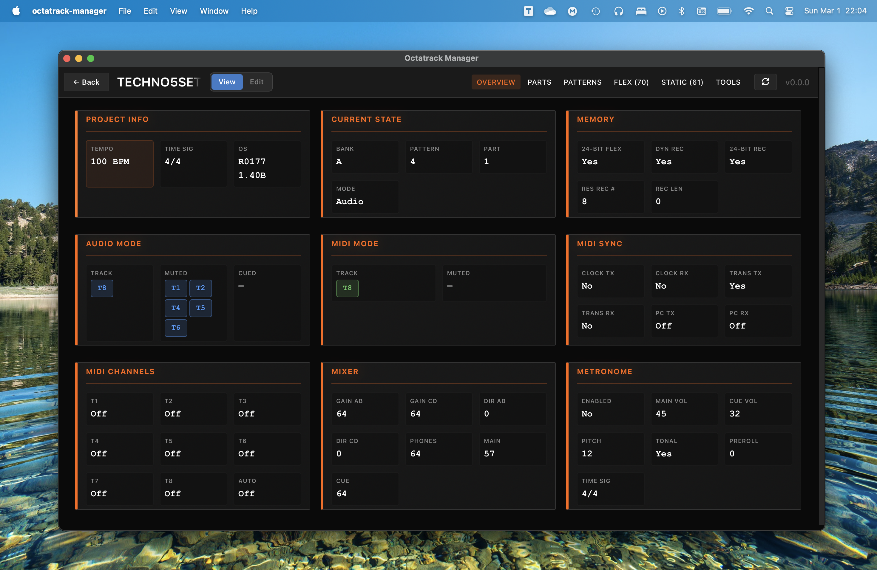 Project detail — Overview